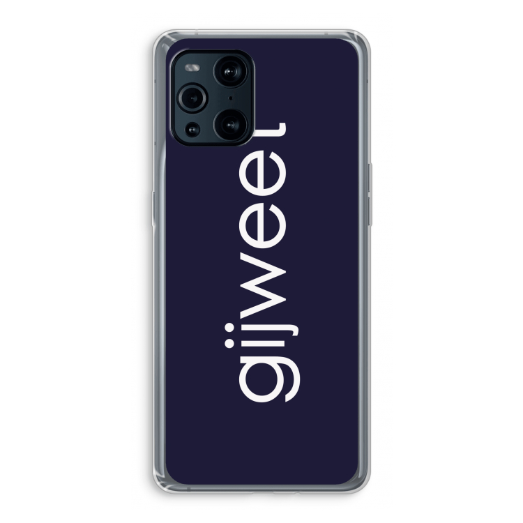 Gijweet: Oppo Find X3 Pro Transparant Hoesje