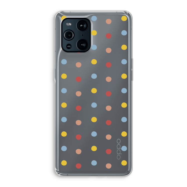 Bollen: Oppo Find X3 Pro Transparant Hoesje