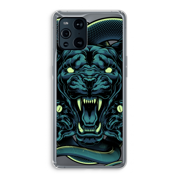 Cougar and Vipers: Oppo Find X3 Pro Transparant Hoesje