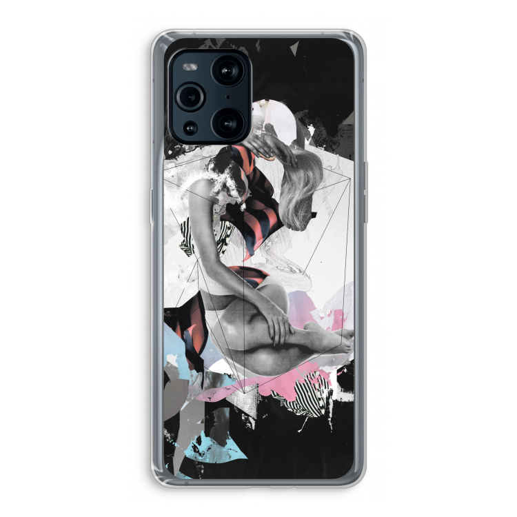 Camouflage de sommeil: Oppo Find X3 Pro Transparant Hoesje