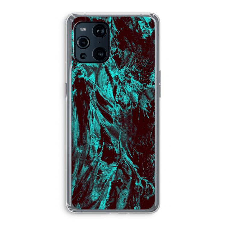 Ice Age: Oppo Find X3 Pro Transparant Hoesje