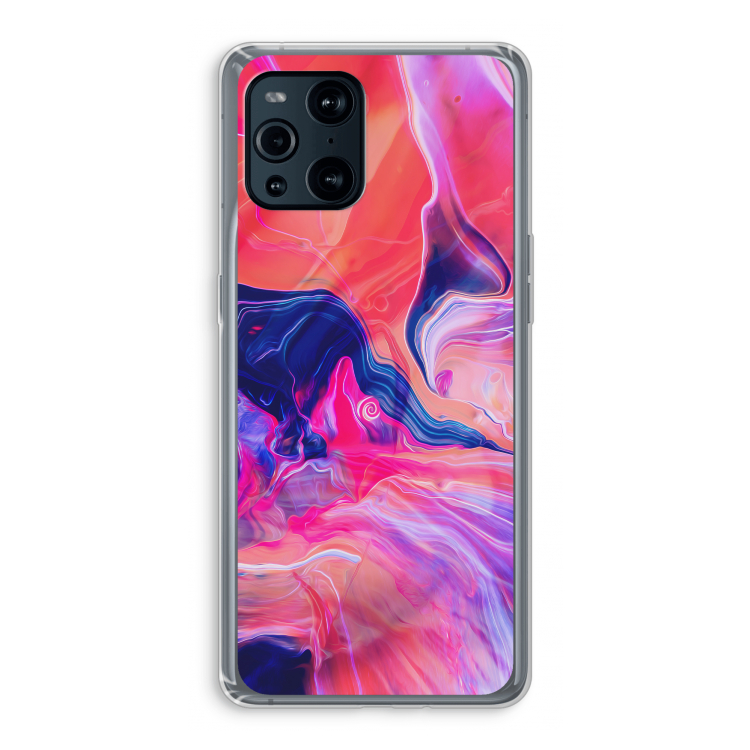 Earth And Ocean: Oppo Find X3 Pro Transparant Hoesje