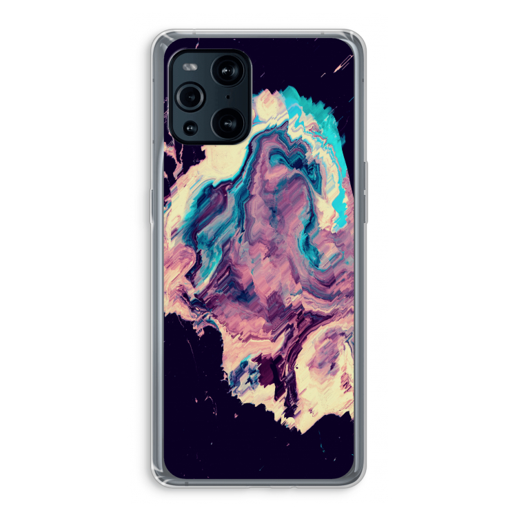Cosmic Silence: Oppo Find X3 Pro Transparant Hoesje