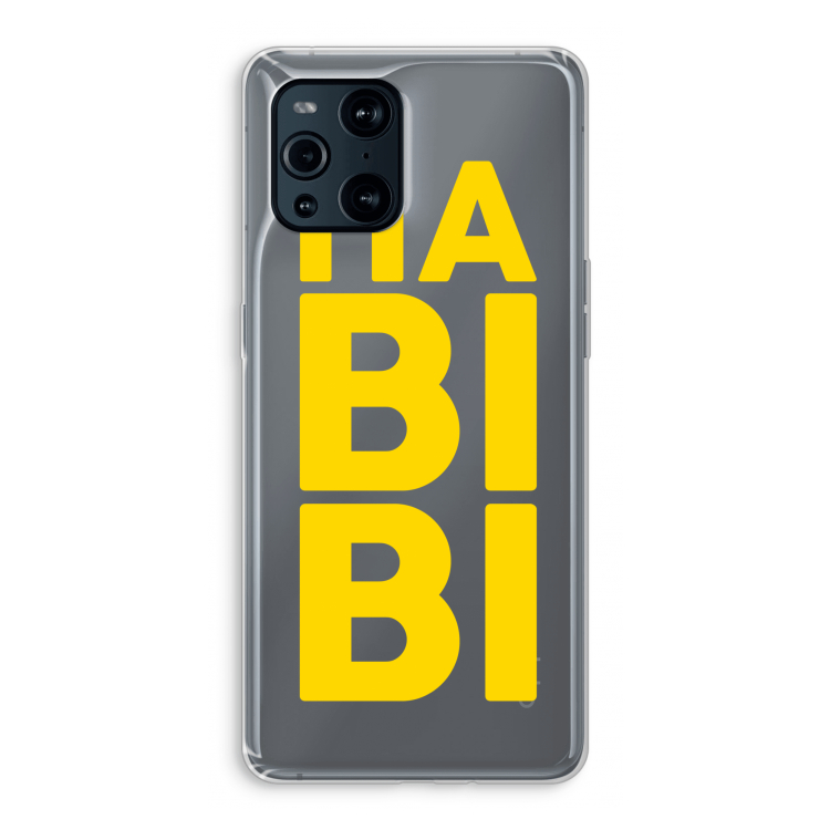 Habibi Majorelle : Oppo Find X3 Pro Transparant Hoesje