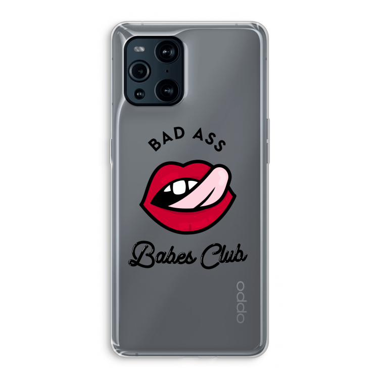 Badass Babes Club: Oppo Find X3 Pro Transparant Hoesje