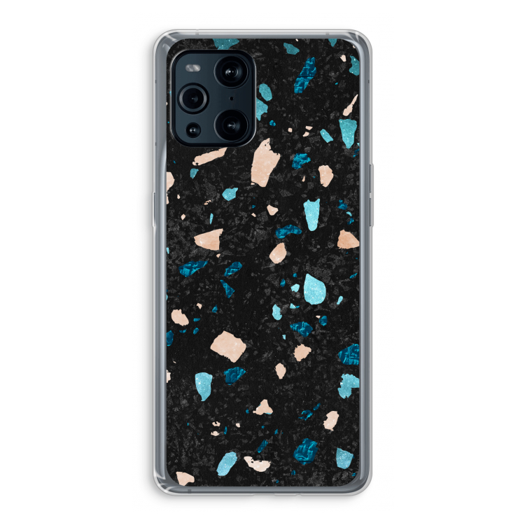 Terrazzo N°11: Oppo Find X3 Pro Transparant Hoesje