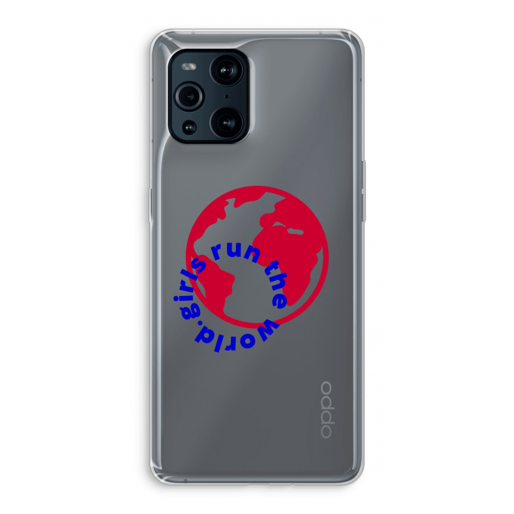 Run The World: Oppo Find X3 Pro Transparant Hoesje