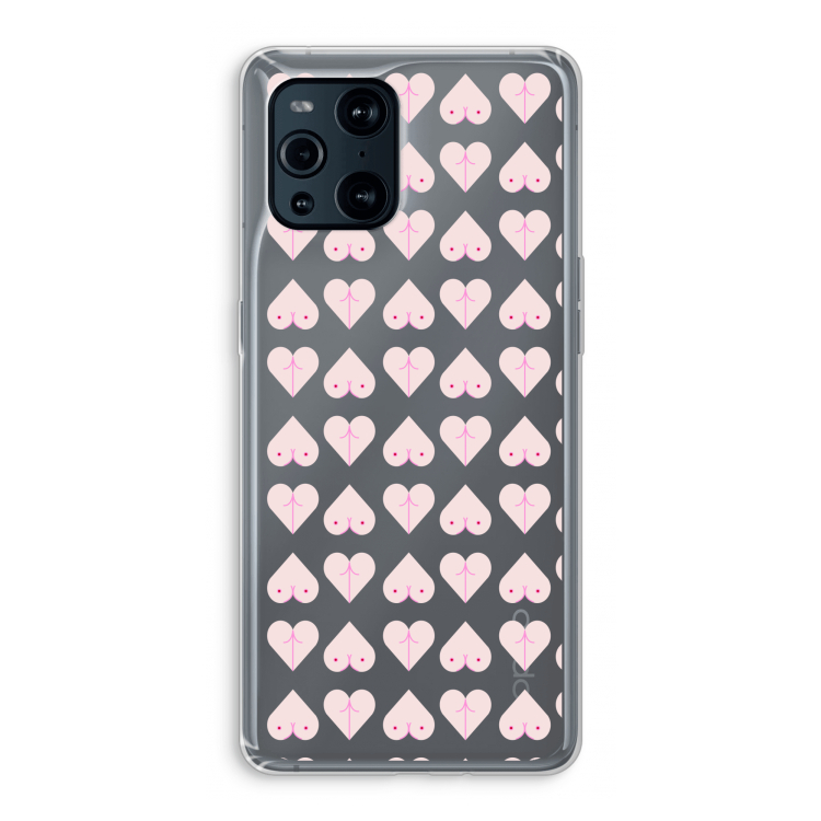 Ass 'n Titties: Oppo Find X3 Pro Transparant Hoesje