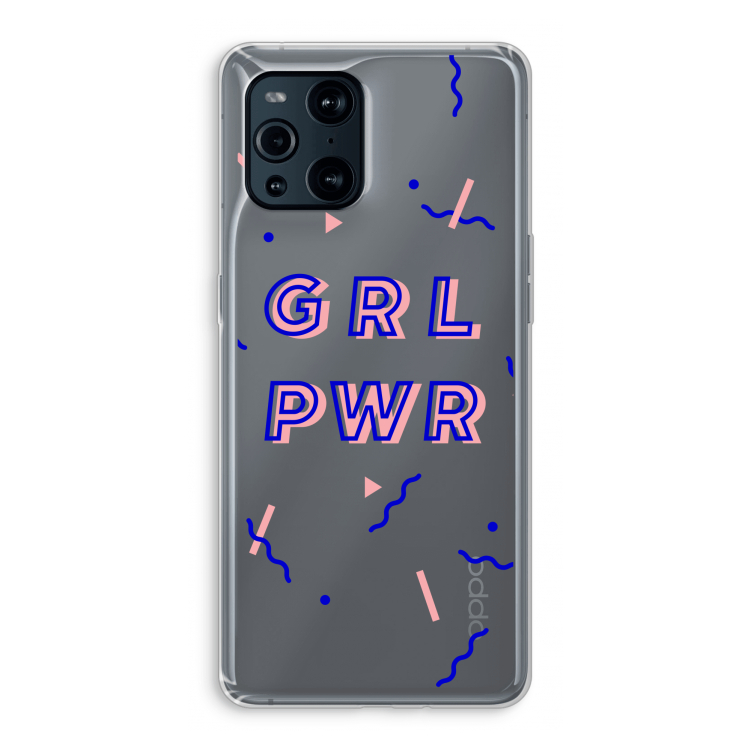 GRL PWR: Oppo Find X3 Pro Transparant Hoesje