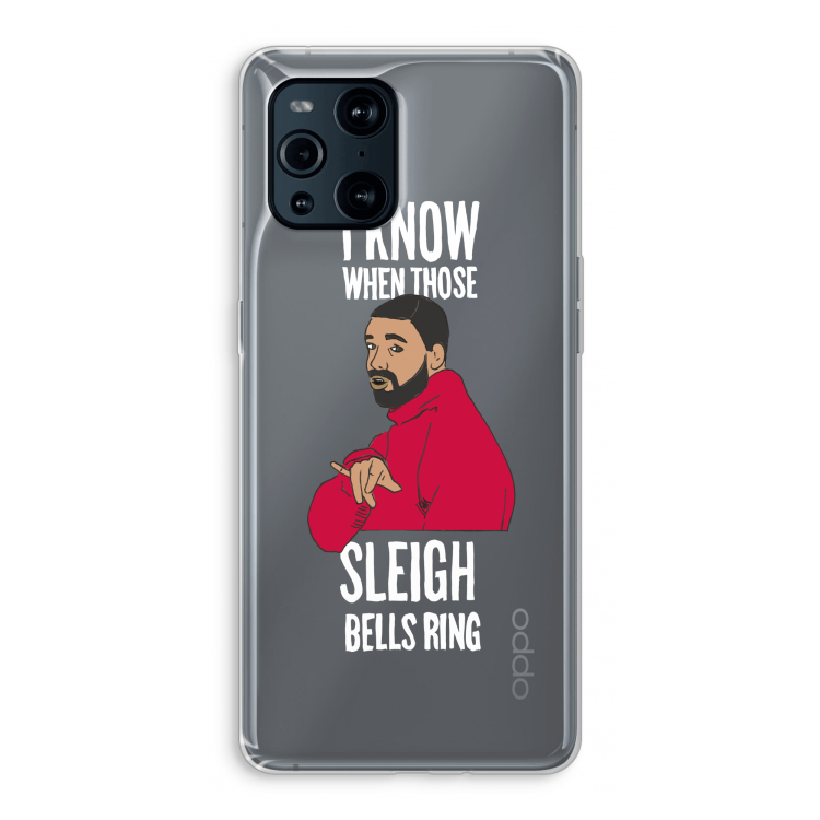 Sleigh Bells Ring: Oppo Find X3 Pro Transparant Hoesje
