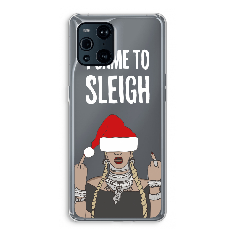 Came To Sleigh: Oppo Find X3 Pro Transparant Hoesje