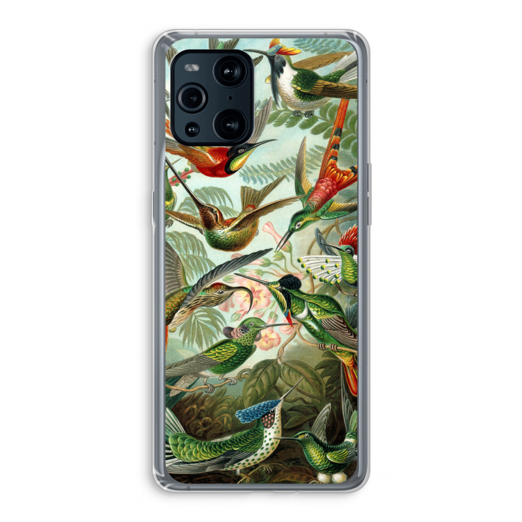 Haeckel Trochilidae: Oppo Find X3 Pro Transparant Hoesje