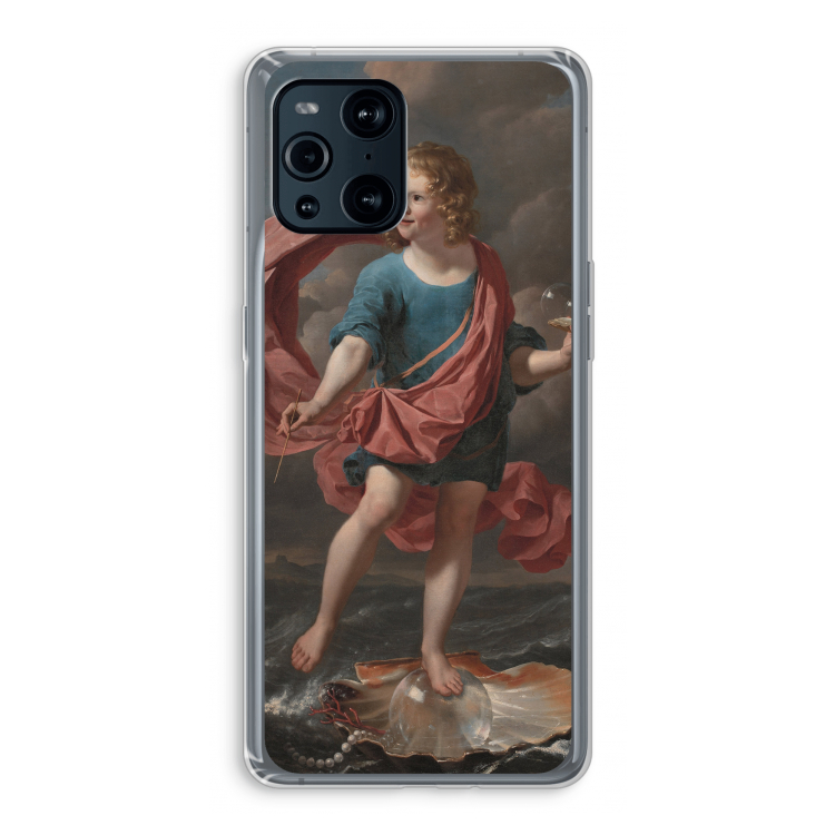 Soap Bubbles: Oppo Find X3 Pro Transparant Hoesje