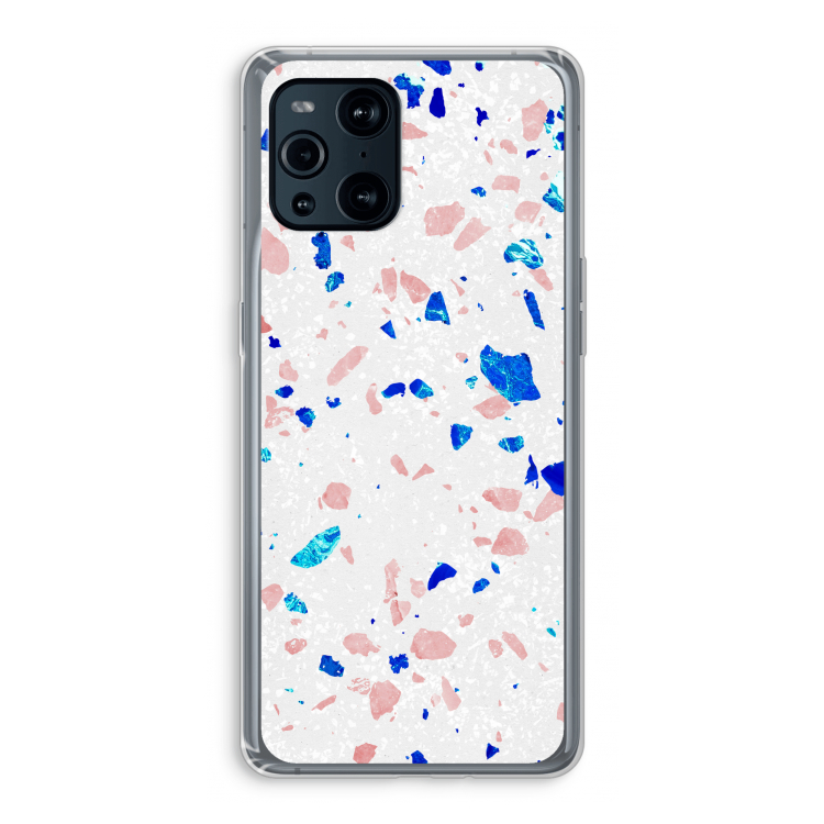 Terrazzo N°6: Oppo Find X3 Pro Transparant Hoesje