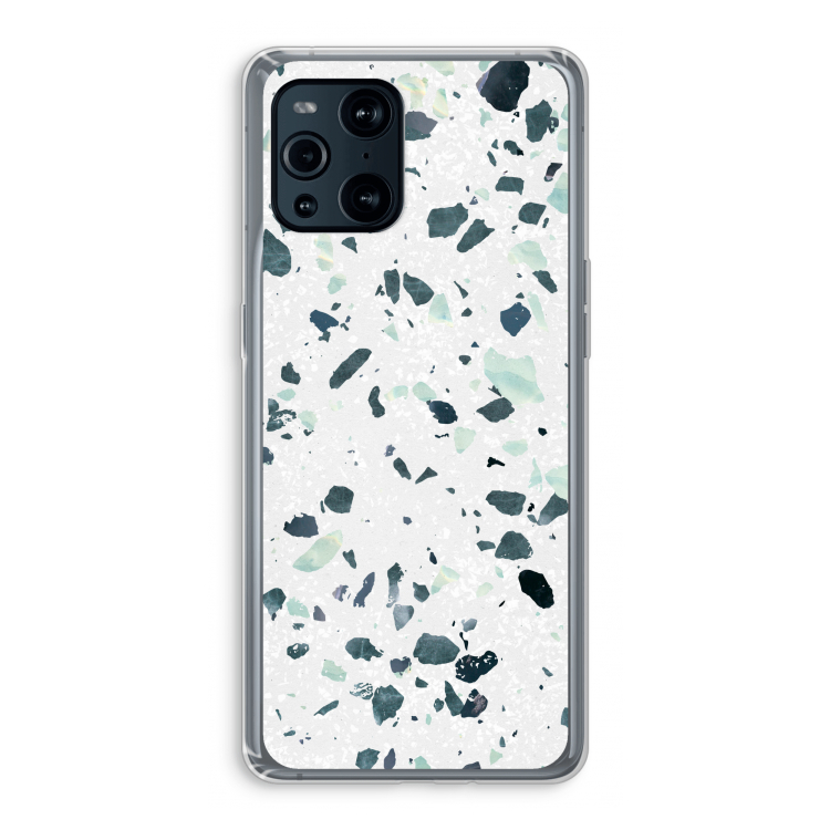 Terrazzo N°2: Oppo Find X3 Pro Transparant Hoesje