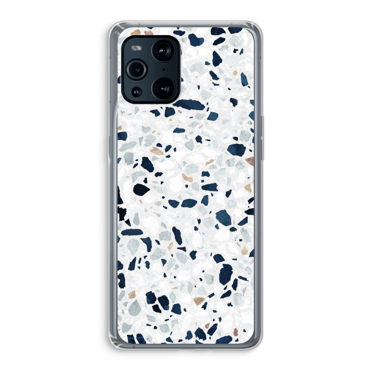 Terrazzo N°1: Oppo Find X3 Pro Transparant Hoesje