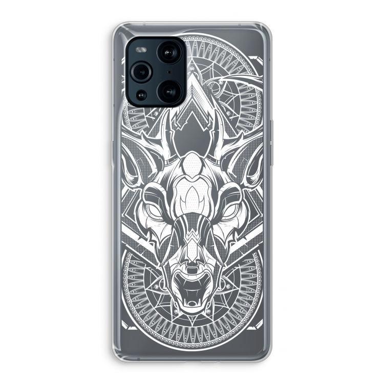 Oh Deer: Oppo Find X3 Pro Transparant Hoesje