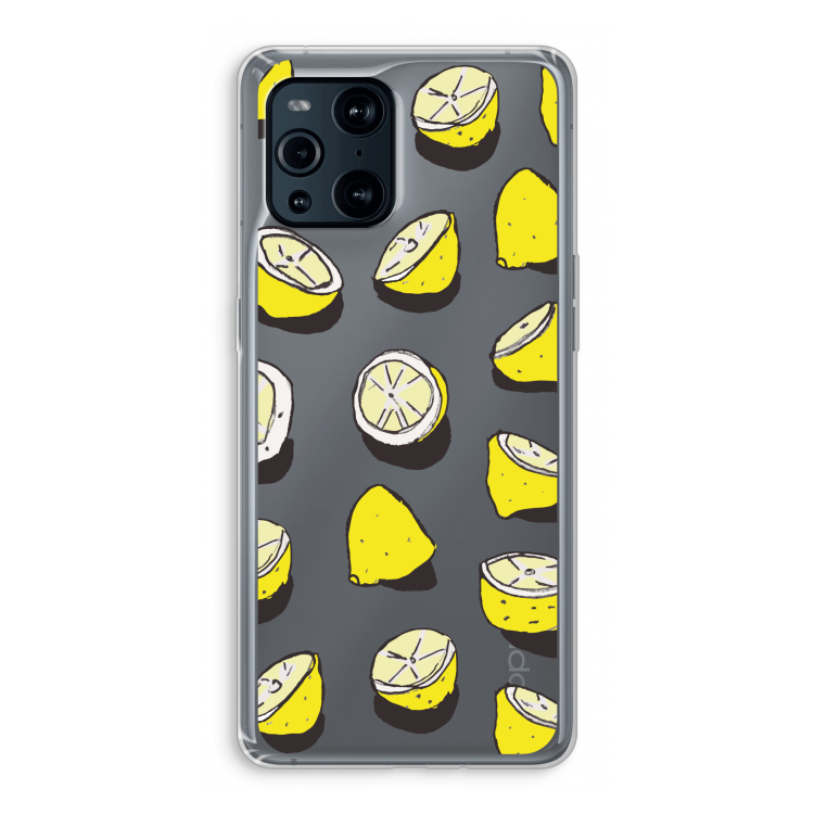 When Life Gives You Lemons...: Oppo Find X3 Pro Transparant Hoesje