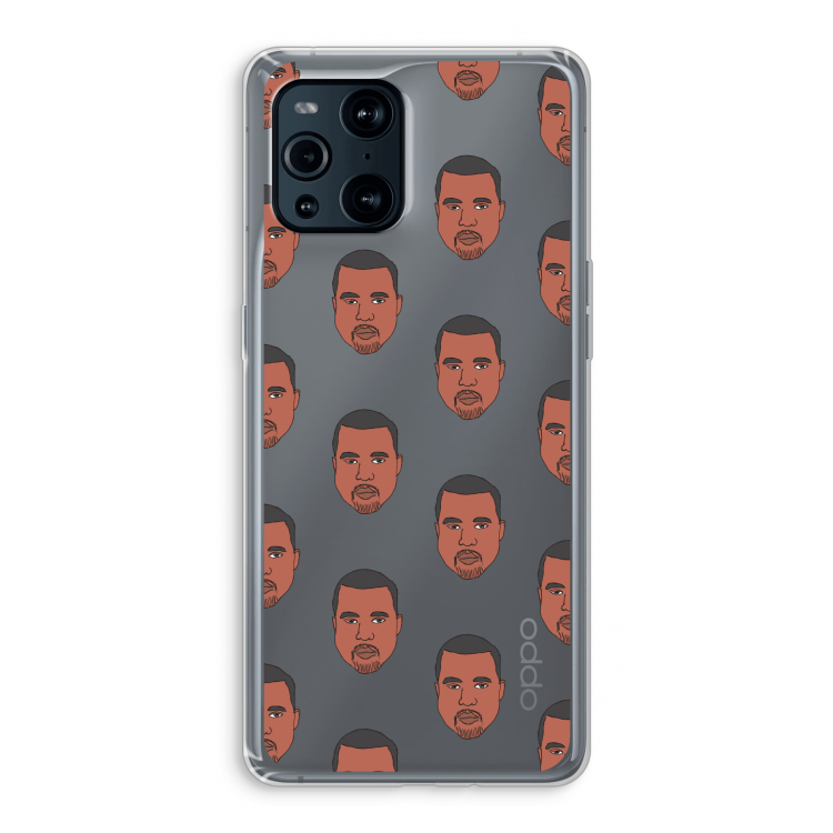 Kanye Call Me?: Oppo Find X3 Pro Transparant Hoesje