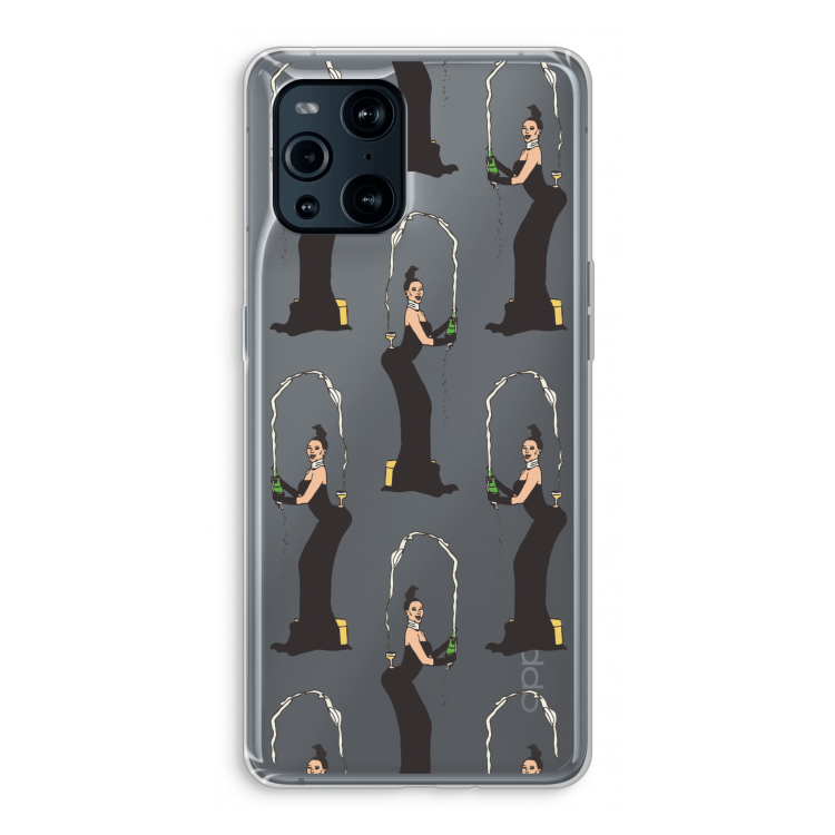 Pop Some Kim: Oppo Find X3 Pro Transparant Hoesje