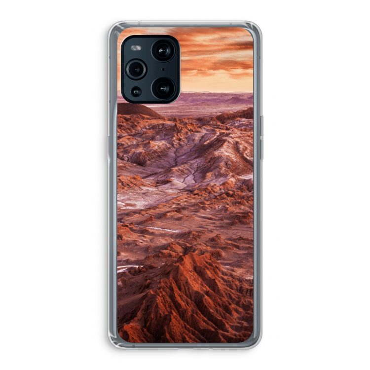 Mars: Oppo Find X3 Pro Transparant Hoesje
