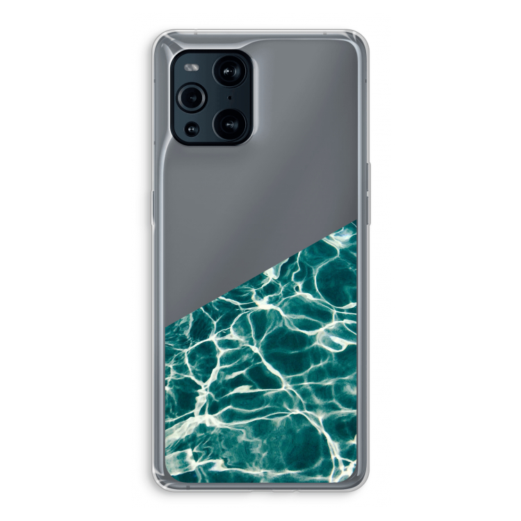Weerkaatsing water: Oppo Find X3 Pro Transparant Hoesje