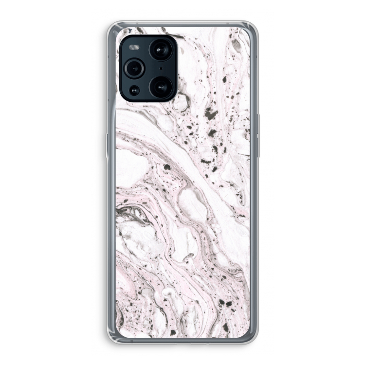 Mengelmoes: Oppo Find X3 Pro Transparant Hoesje