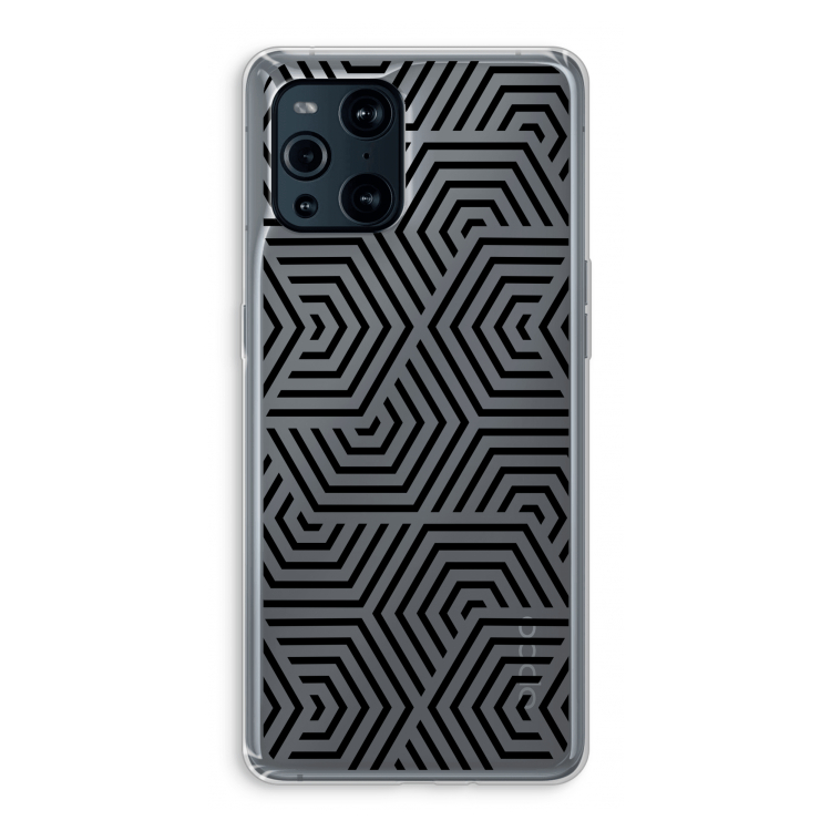 Magic pattern: Oppo Find X3 Pro Transparant Hoesje