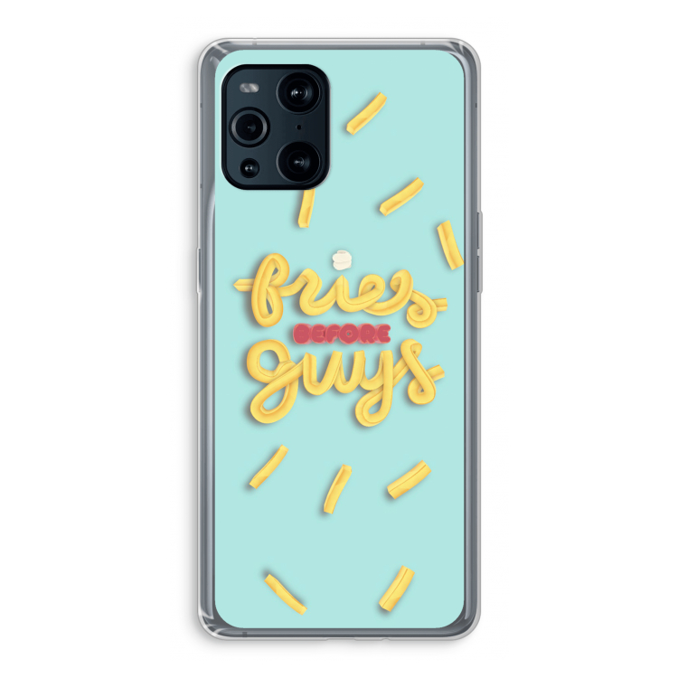 Always fries: Oppo Find X3 Pro Transparant Hoesje