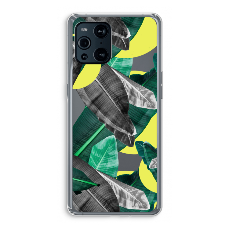 Fantasie jungle: Oppo Find X3 Pro Transparant Hoesje