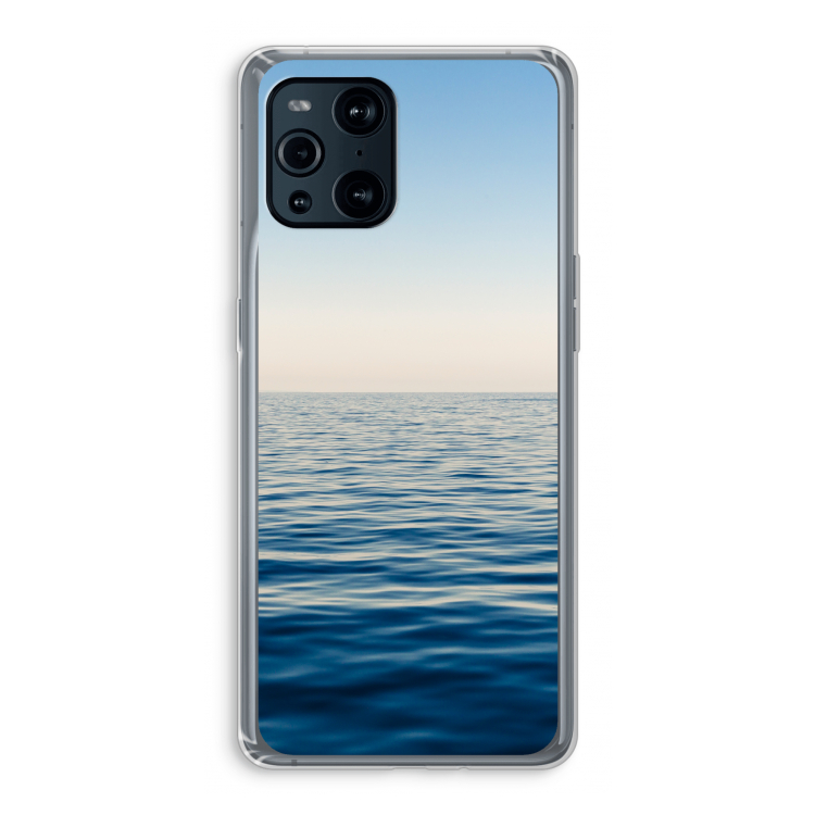Water horizon: Oppo Find X3 Pro Transparant Hoesje