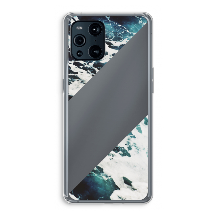 Golven: Oppo Find X3 Pro Transparant Hoesje
