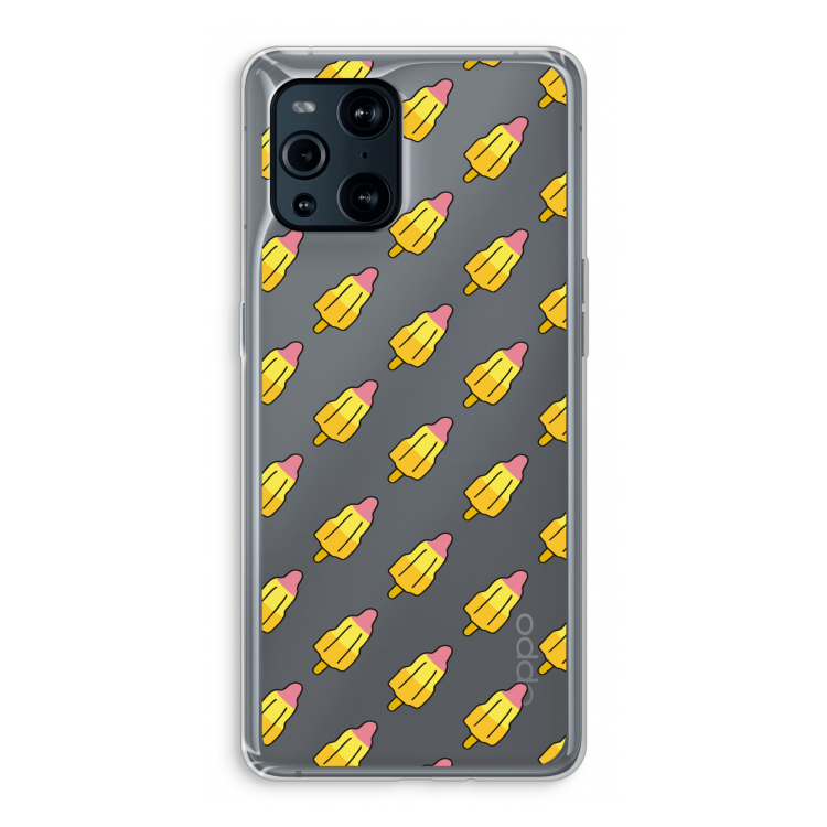 Waterijsjes: Oppo Find X3 Pro Transparant Hoesje