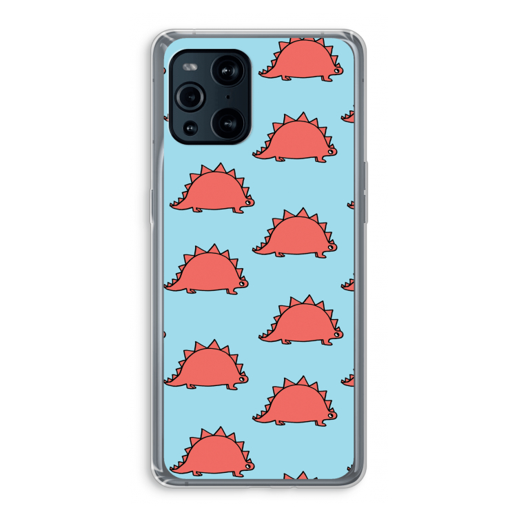 Dinosawrr: Oppo Find X3 Pro Transparant Hoesje