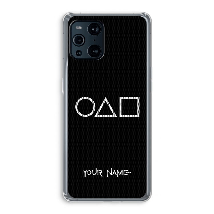 Squid Game: Oppo Find X3 Pro Transparant Hoesje