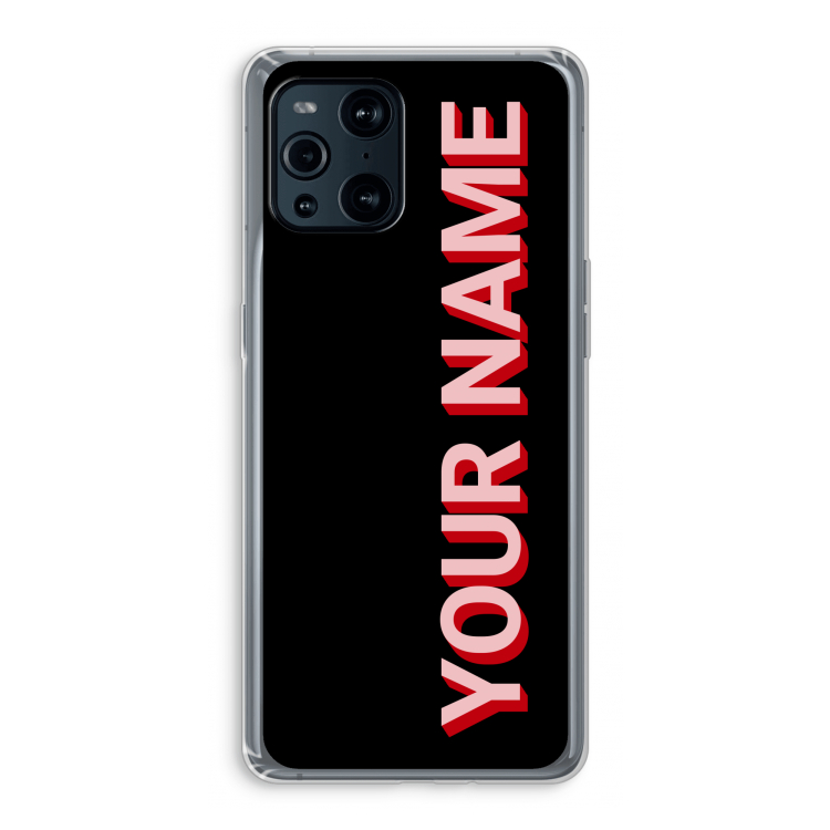 Namecase: Oppo Find X3 Pro Transparant Hoesje