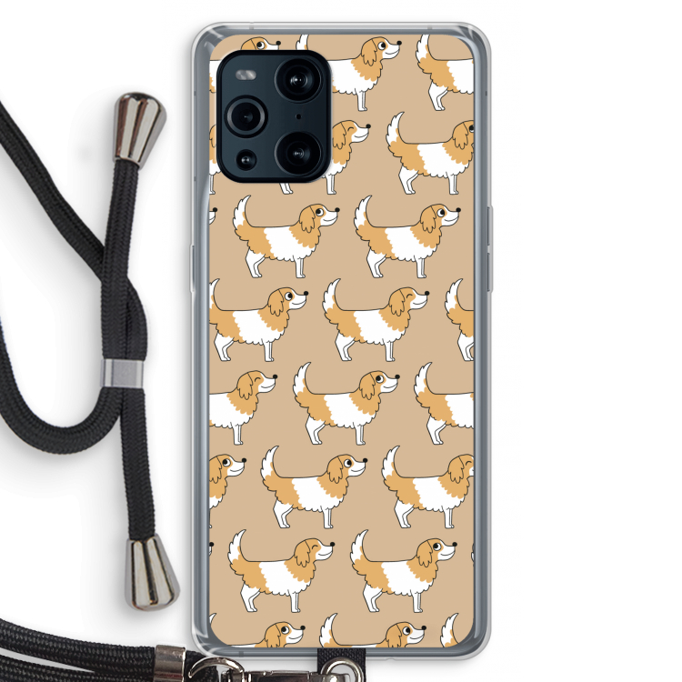 Doggy: Oppo Find X3 Pro Transparant Hoesje met koord