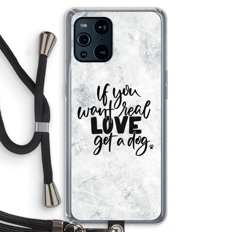 Partner in crime: Oppo Find X3 Pro Transparant Hoesje met koord