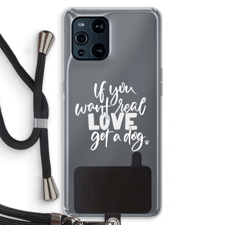 Partner in crime: Oppo Find X3 Pro Transparant Hoesje met koord