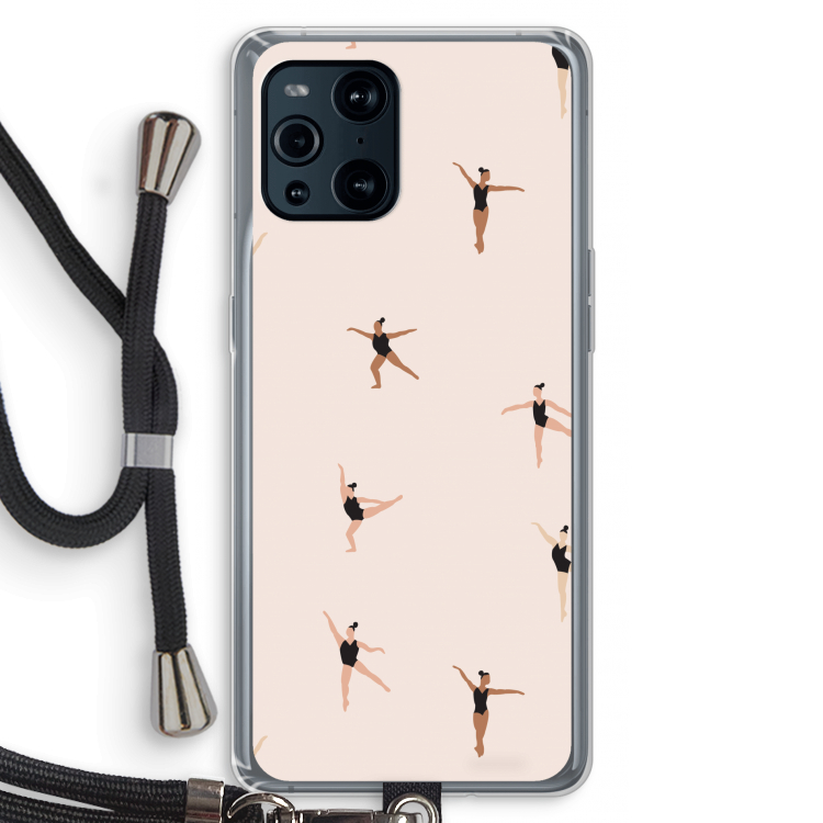 Dancing #1: Oppo Find X3 Pro Transparant Hoesje met koord