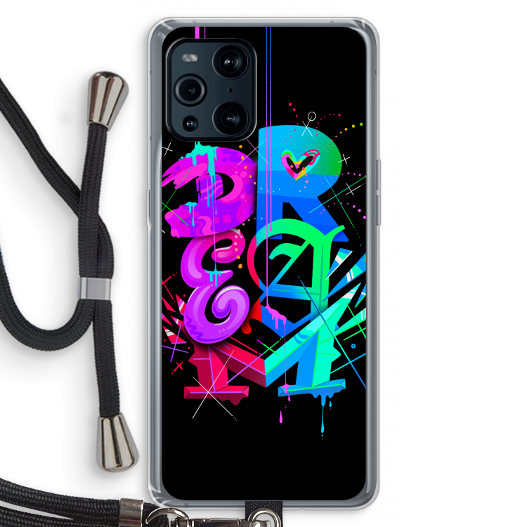 Dream: Oppo Find X3 Pro Transparant Hoesje met koord