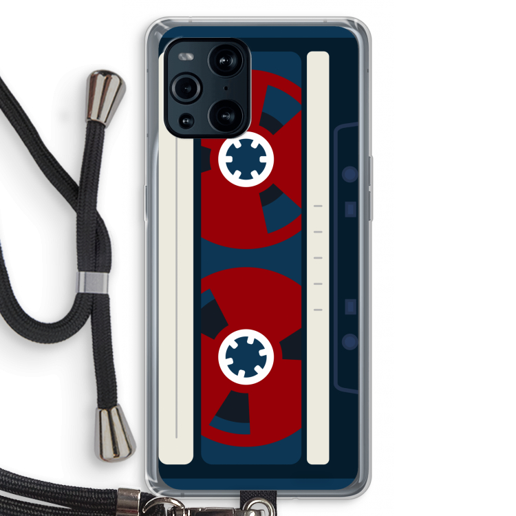 Here's your tape: Oppo Find X3 Pro Transparant Hoesje met koord