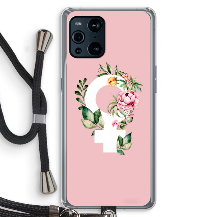 Venus: Oppo Find X3 Pro Transparant Hoesje met koord