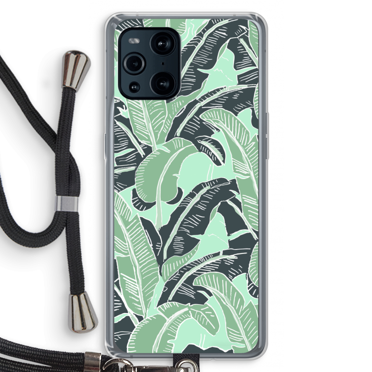 This Sh*t Is Bananas: Oppo Find X3 Pro Transparant Hoesje met koord