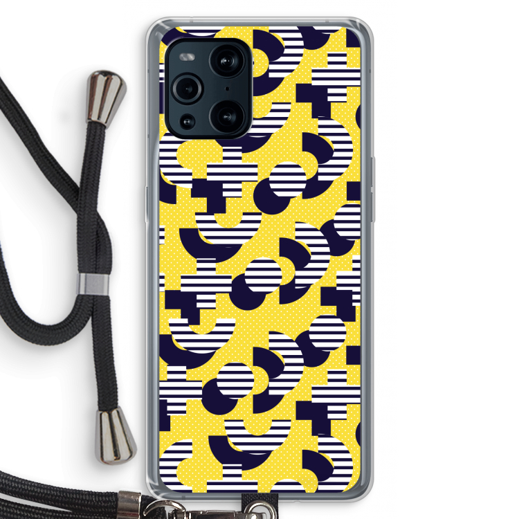 8-bit N°3: Oppo Find X3 Pro Transparant Hoesje met koord