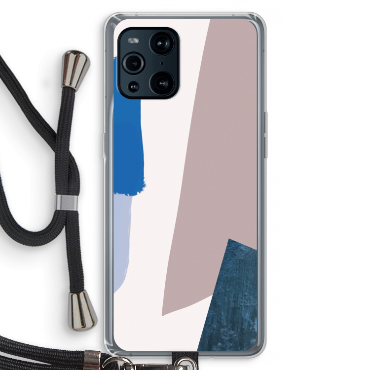 Lapis: Oppo Find X3 Pro Transparant Hoesje met koord