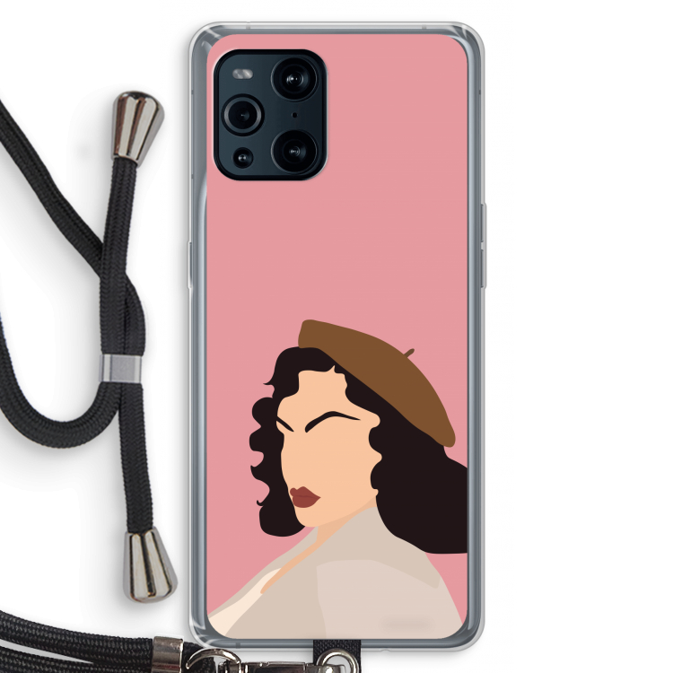 Confidence: Oppo Find X3 Pro Transparant Hoesje met koord
