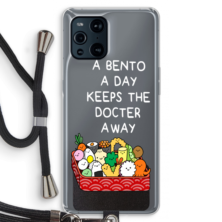 Bento a day: Oppo Find X3 Pro Transparant Hoesje met koord