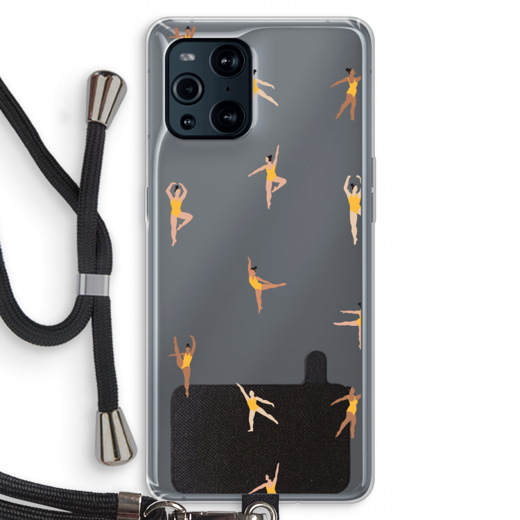 Dans #2: Oppo Find X3 Pro Transparant Hoesje met koord