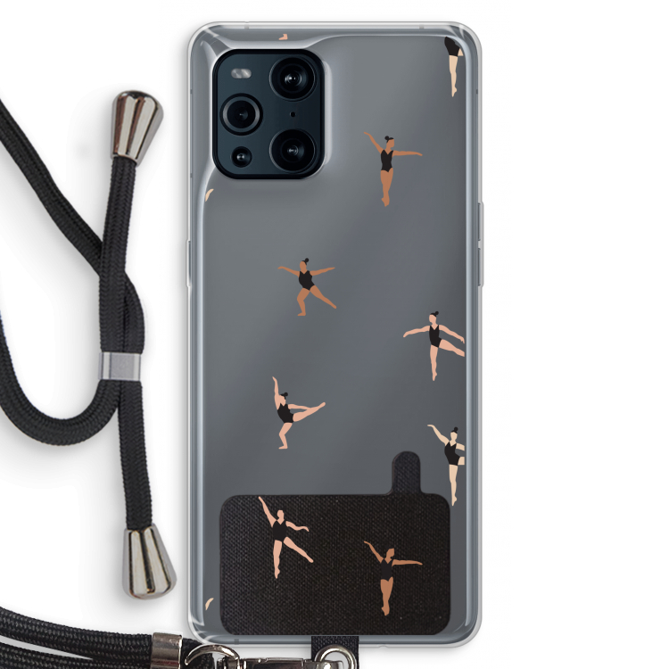 Dancing #1: Oppo Find X3 Pro Transparant Hoesje met koord